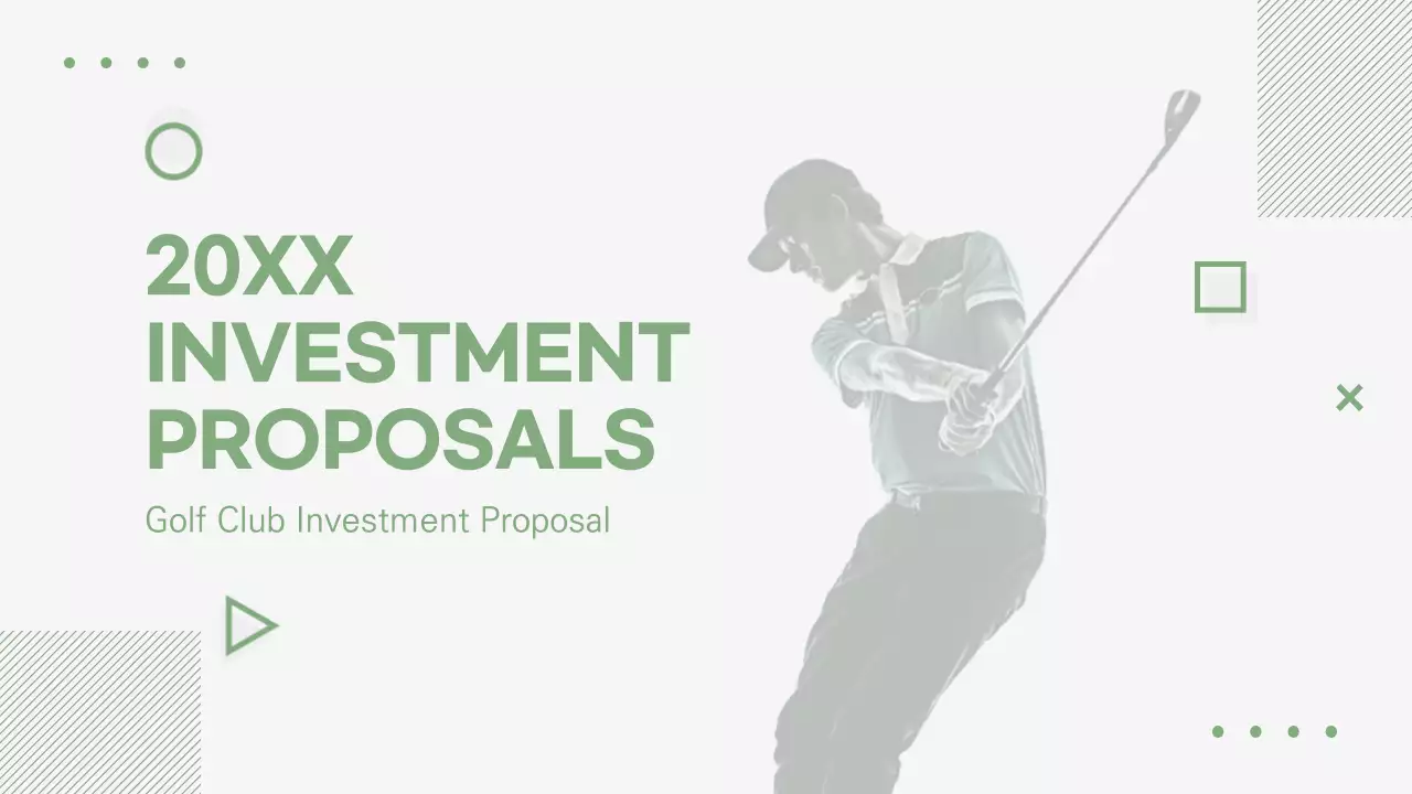 Green Minimal Investment Proposal Presentation