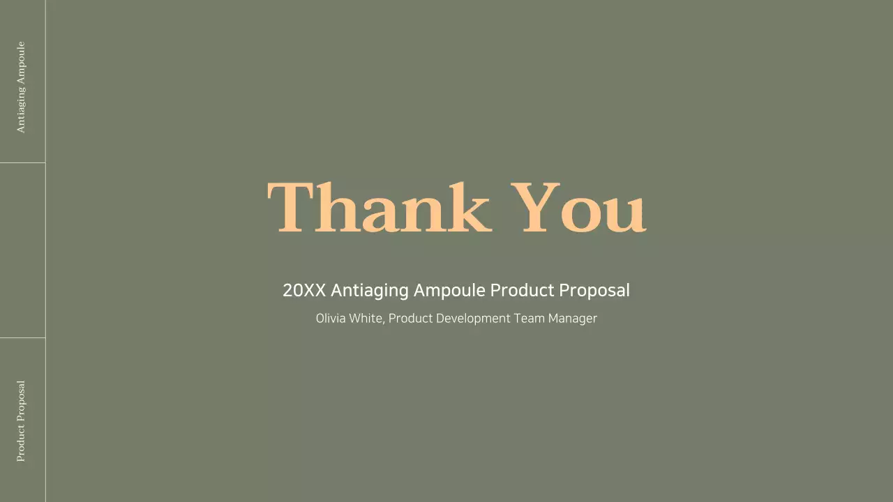 Green Minimal Product Proposal Presentation