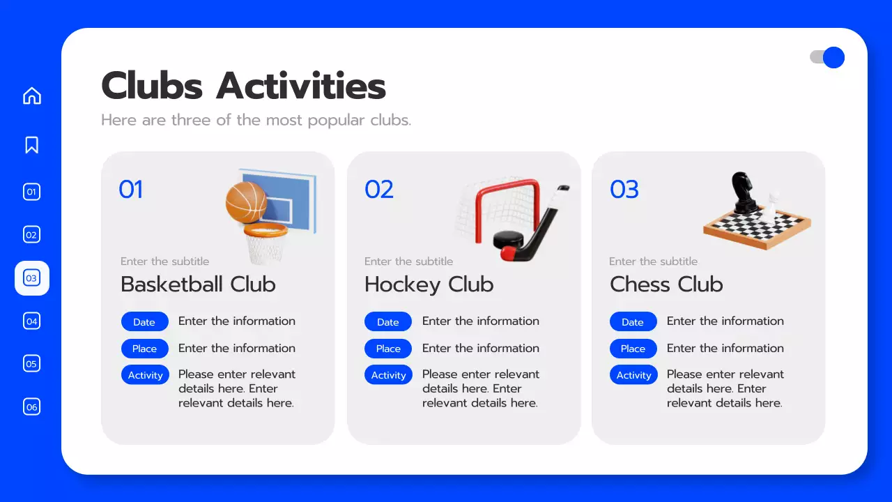 Blue Modern Student Lecture Presentation