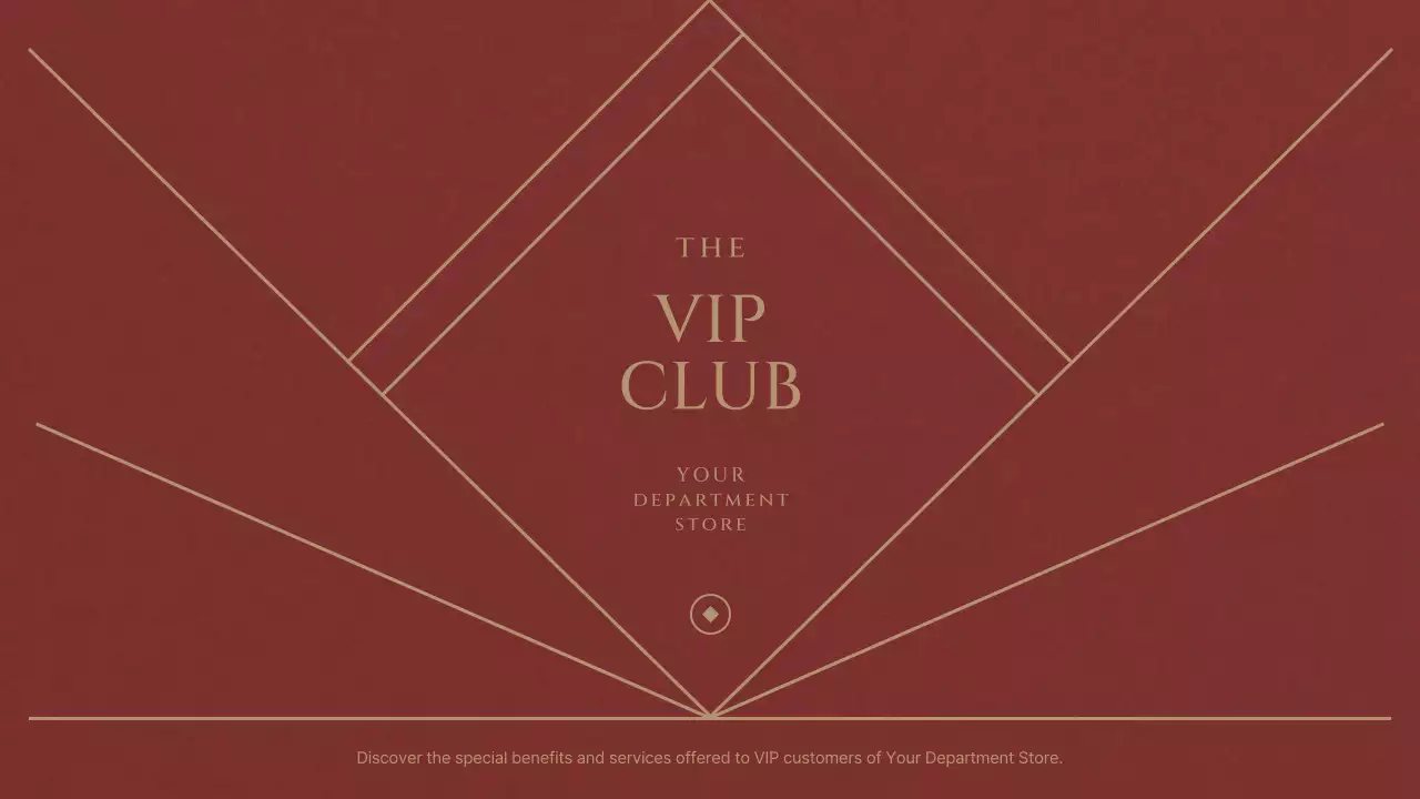 Navy Elegant Vip Promotion Presentation