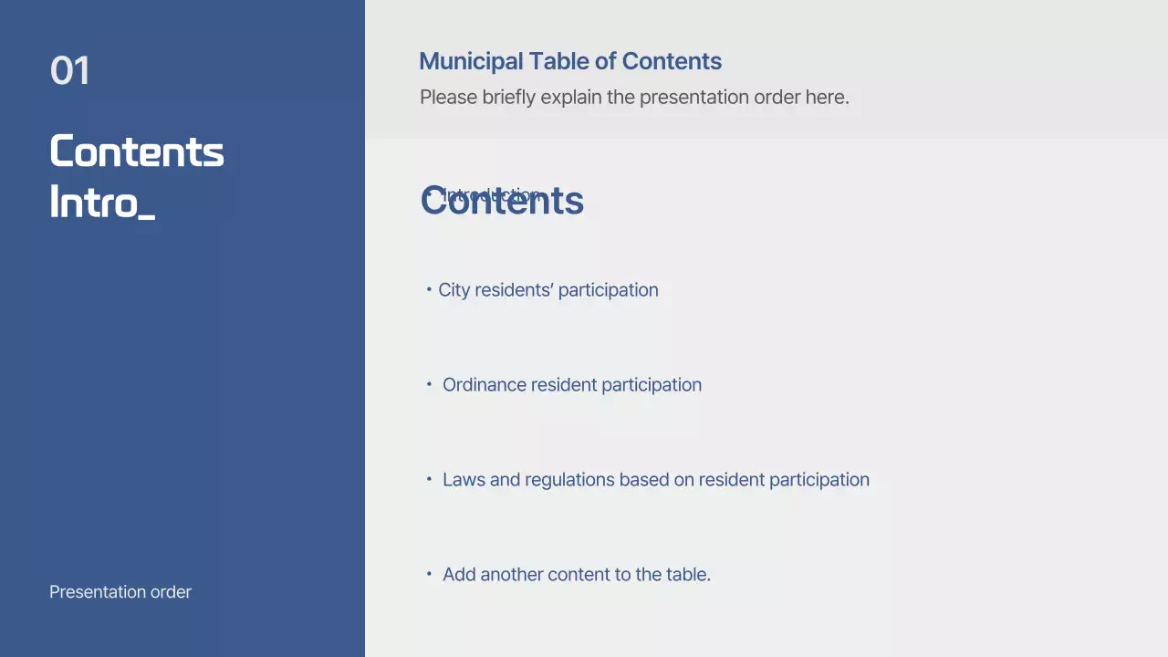 Blue Modern City Conference Promotion Presentation