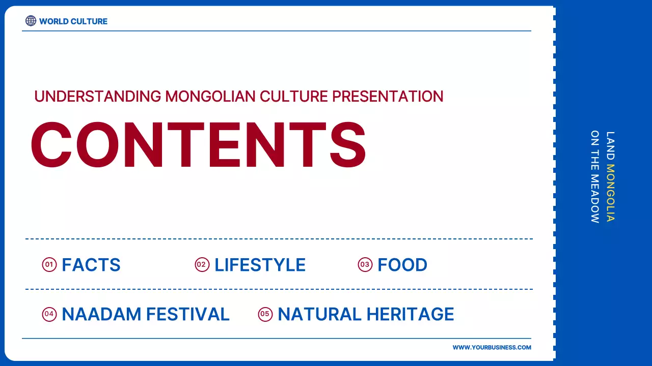 블루 프로페셔널 문화 프레젠테이션