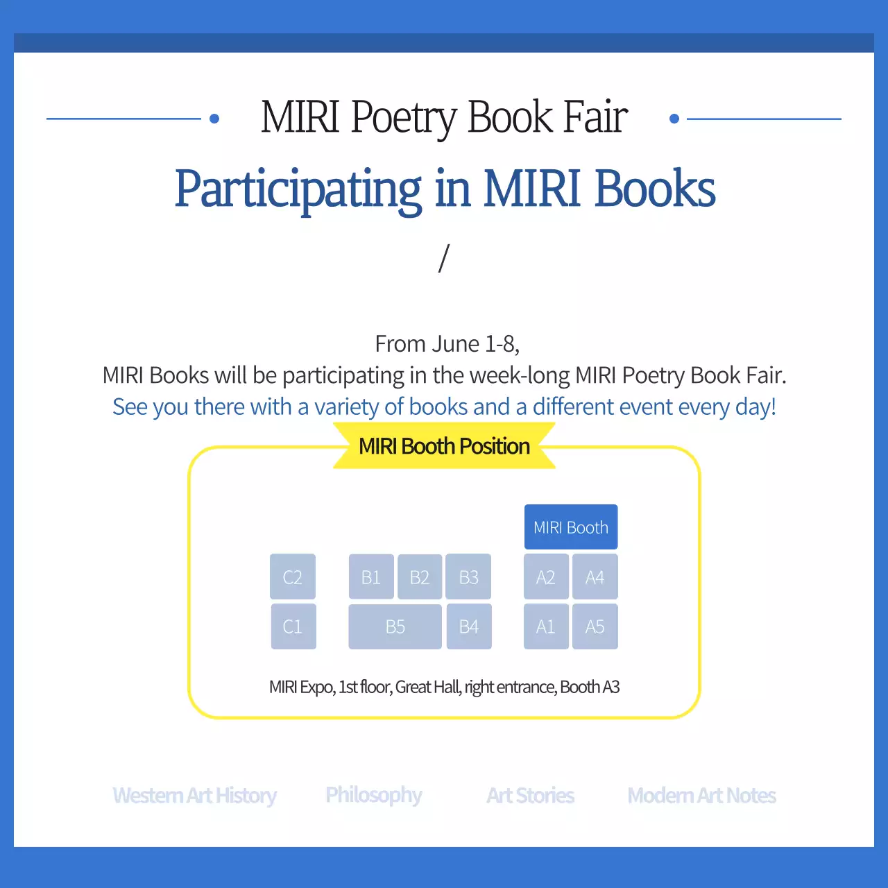 Blue Modern Book Promotion Instagram Carousel