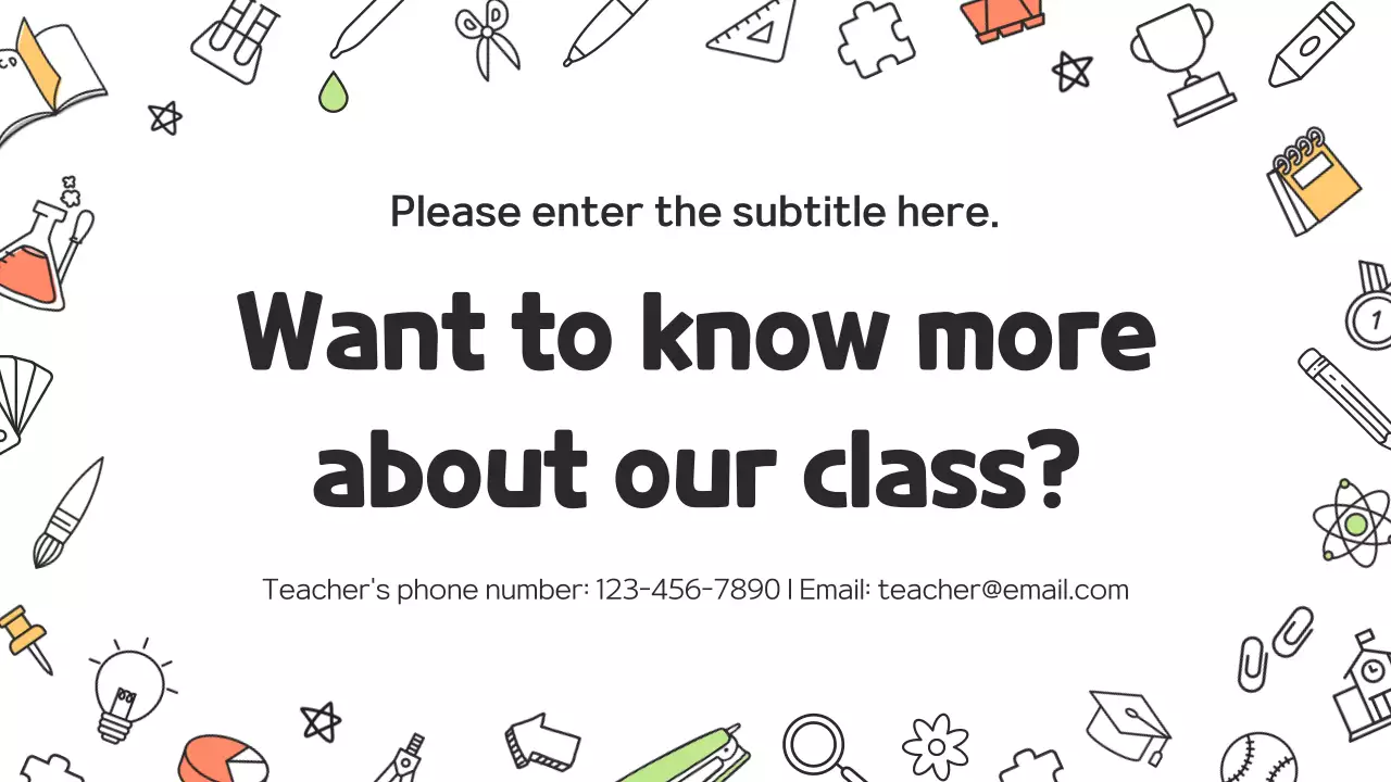 Black Simple School Guide Presentation