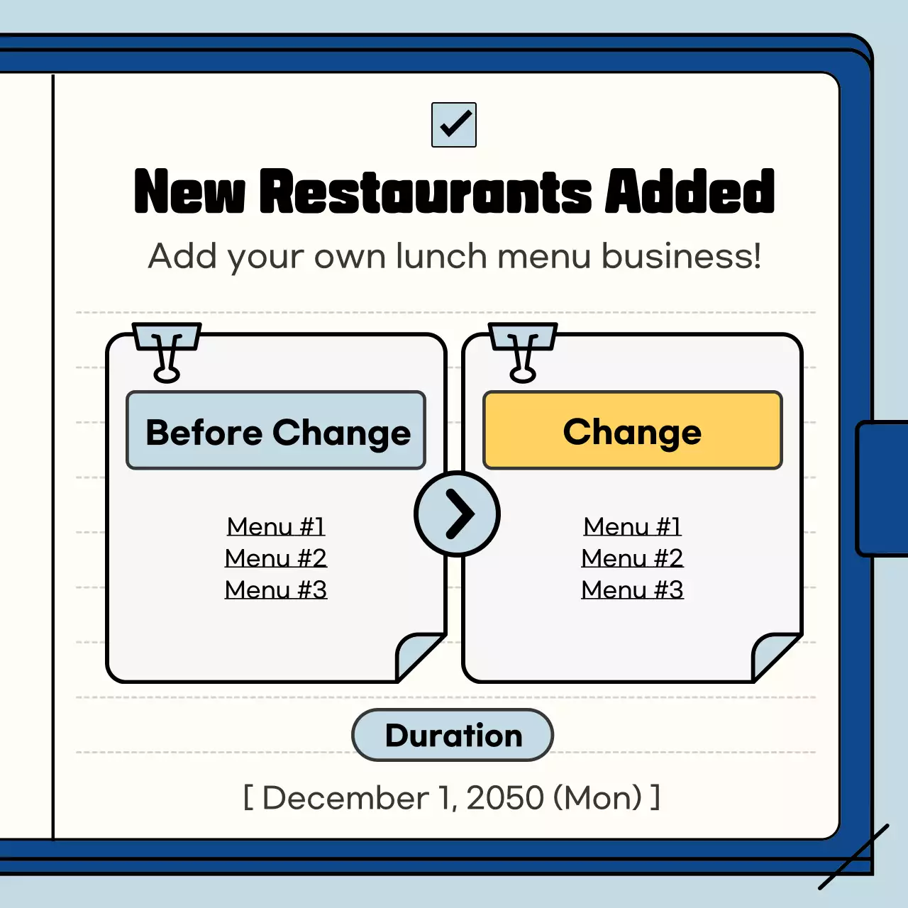 Blue Modern Welfare Announcement Instagram Carousel