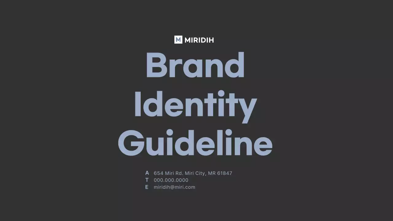 darkgray light blue gridconcept simple brandguideline