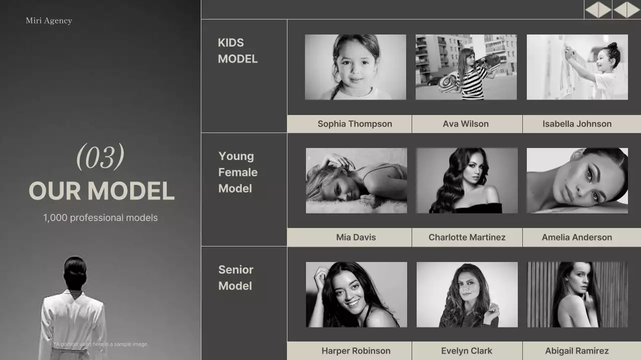 Modern Modeling Agency Company Cover Letter in Gray