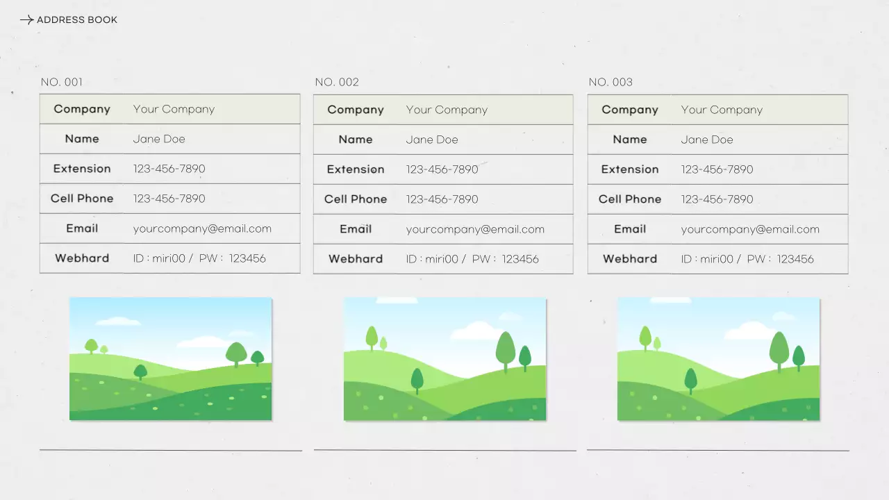 Grey Minimal Work Planner Presentation