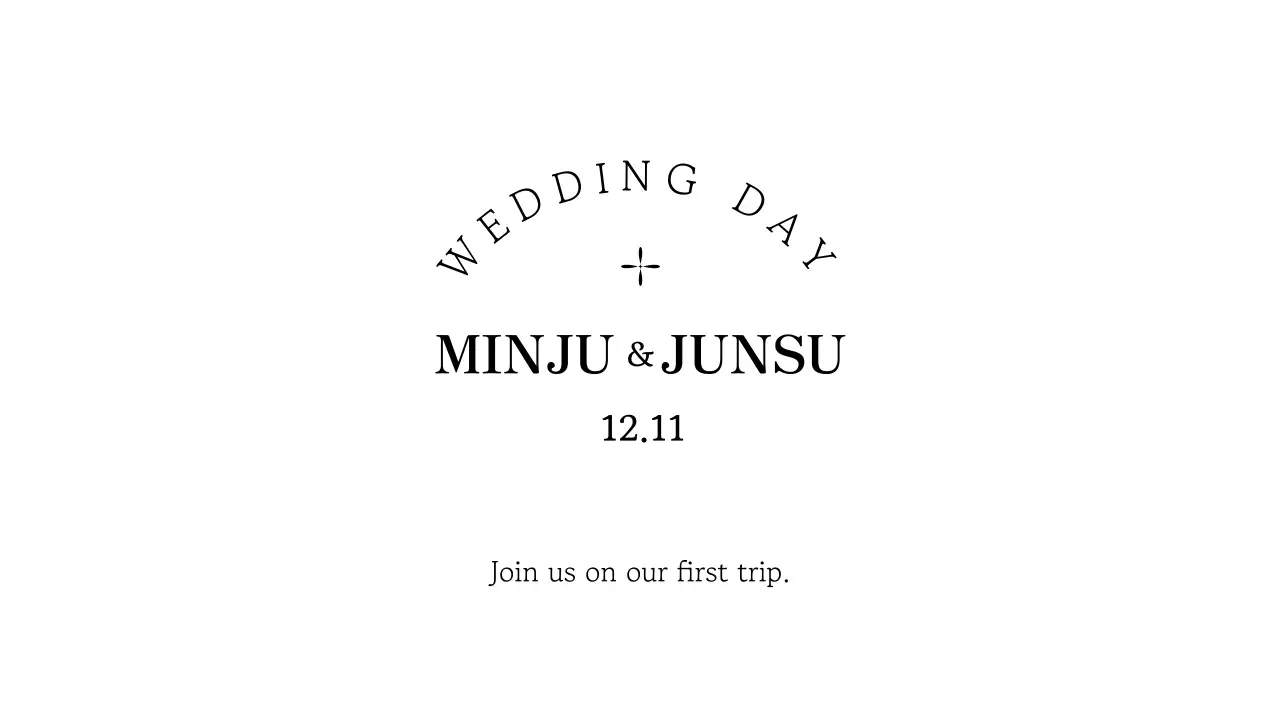 A simple classic wedding invitation envelope with black text and illustrations.