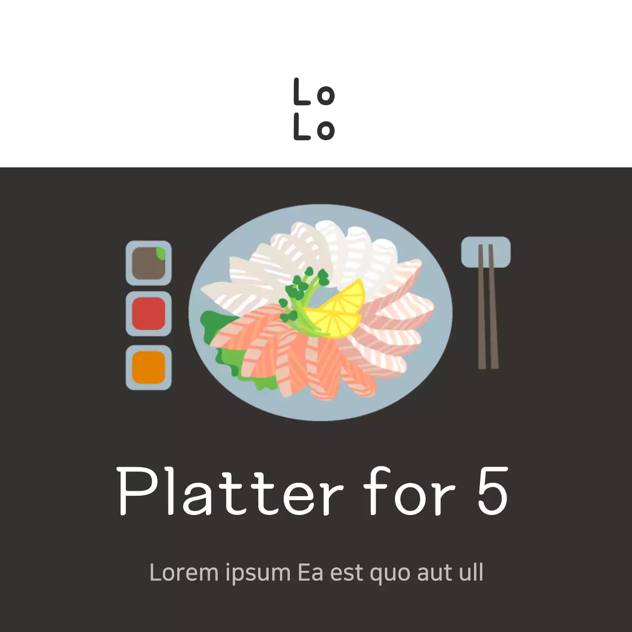 Piring makanan laut untuk 5 orang