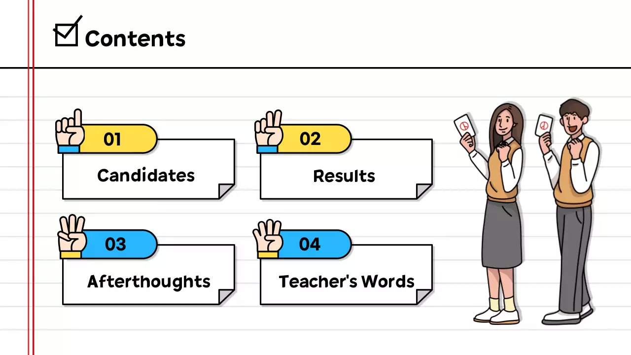 Yellow Simple Elections Announcement Presentation