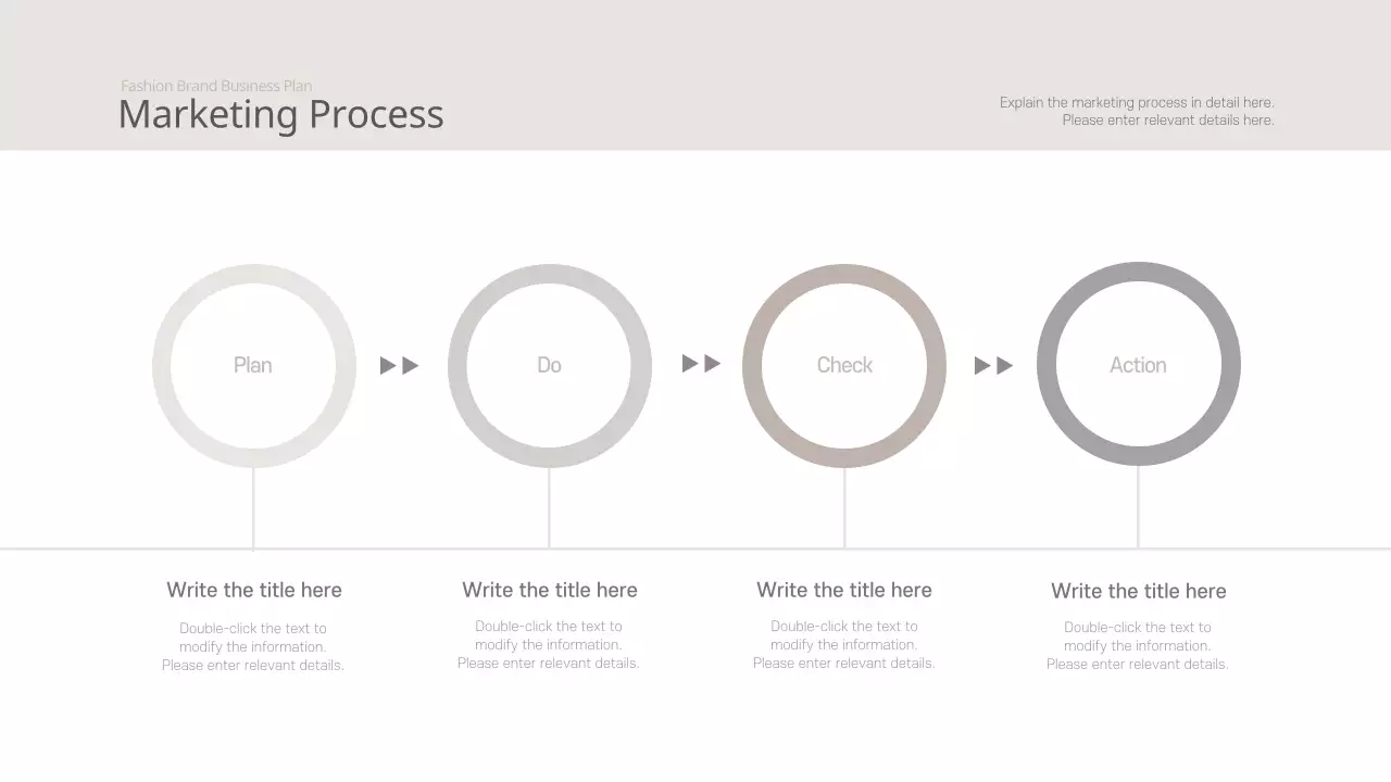 Beige 2039 Fashion Brand Business Plan Women's Clothing Consulting Analysis Vision Business