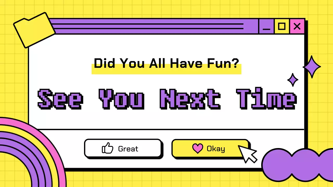 보라색 인터넷 브라우저 컨셉의 귀여운 초등학교 코딩 교육자료