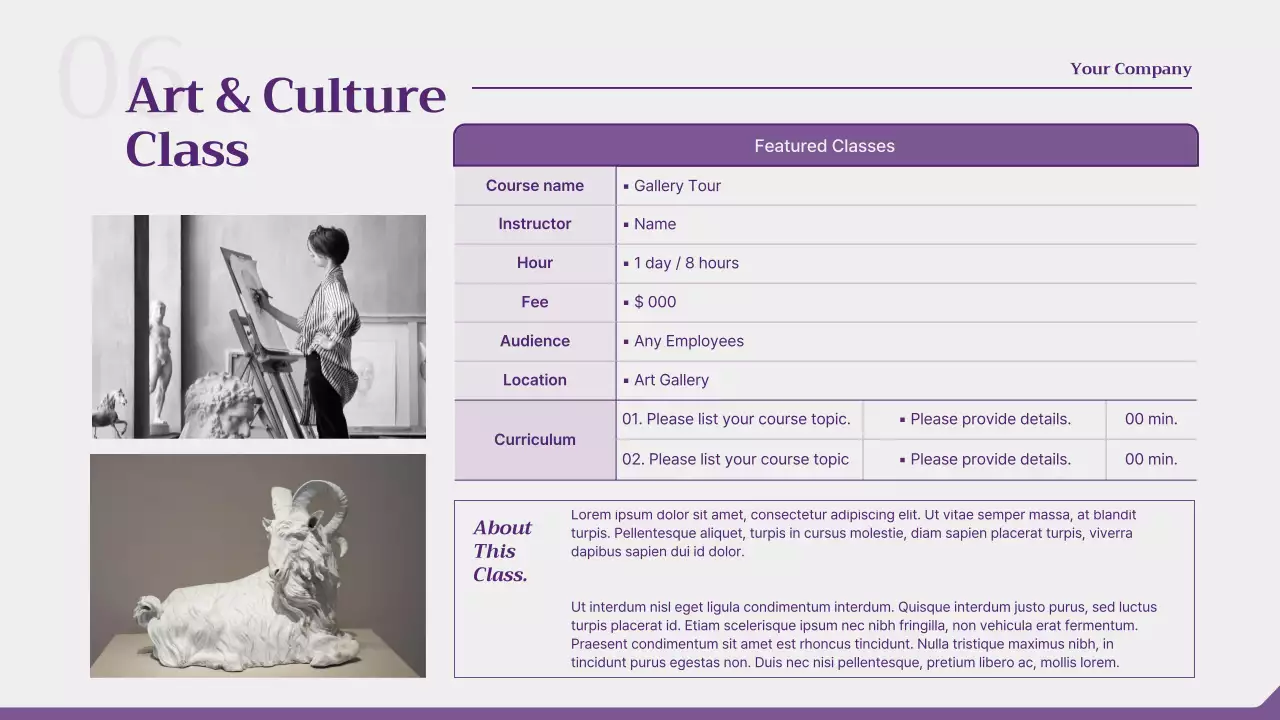 Tài liệu trình bày đề xuất lớp học hiện đại màu tím