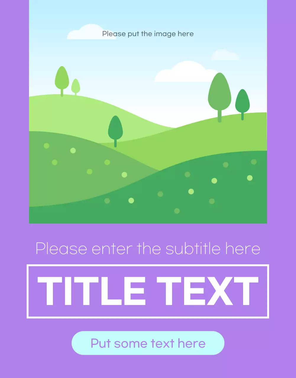 Purple Modern Product Promotion Poster