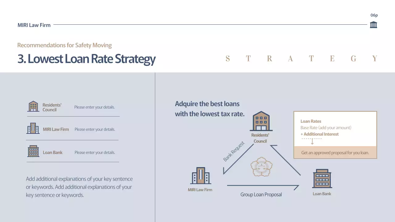 Blue Professional Law Meeting Agenda Presentation