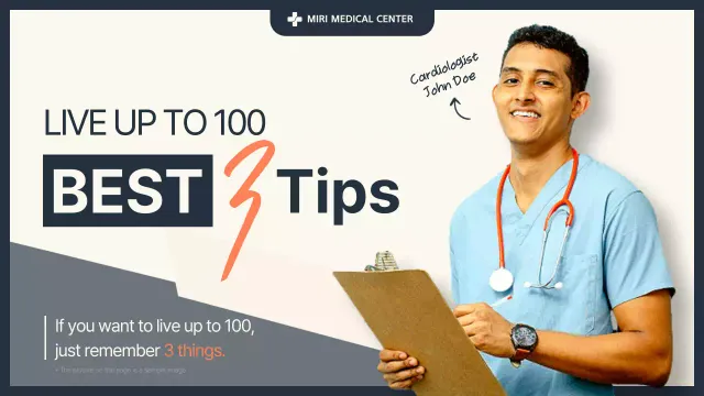 Blue Modern Health Guide YouTube Thumbnail