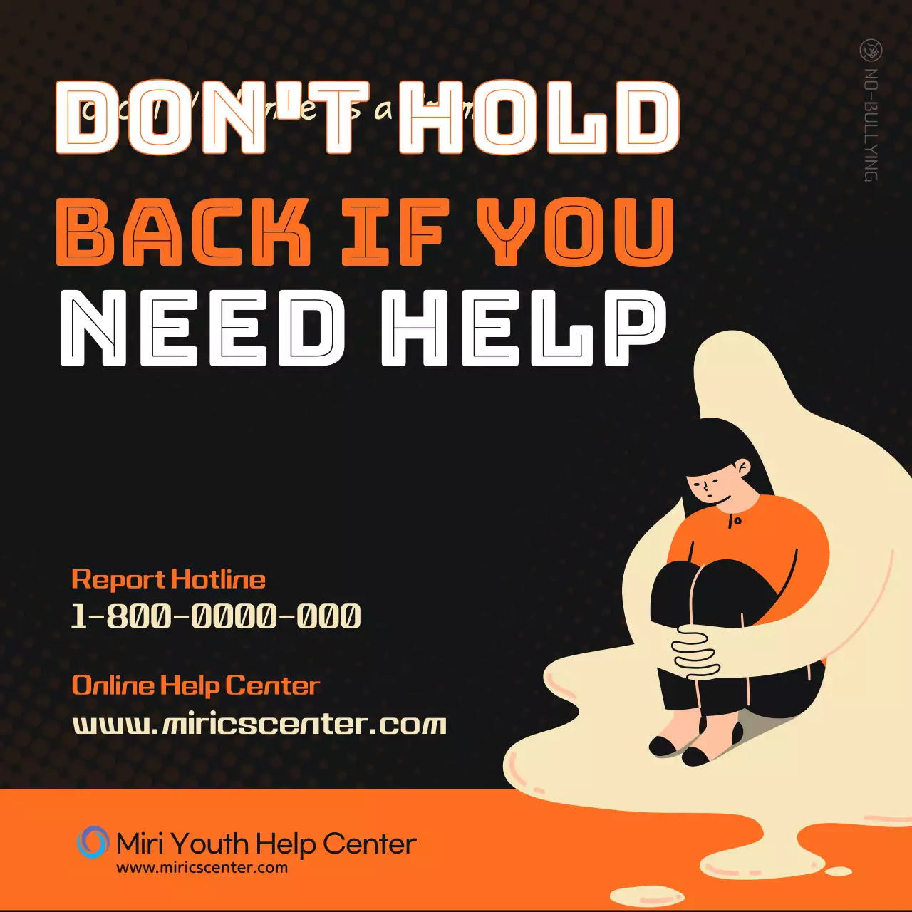 Promotion of the eradication of school violence in orange