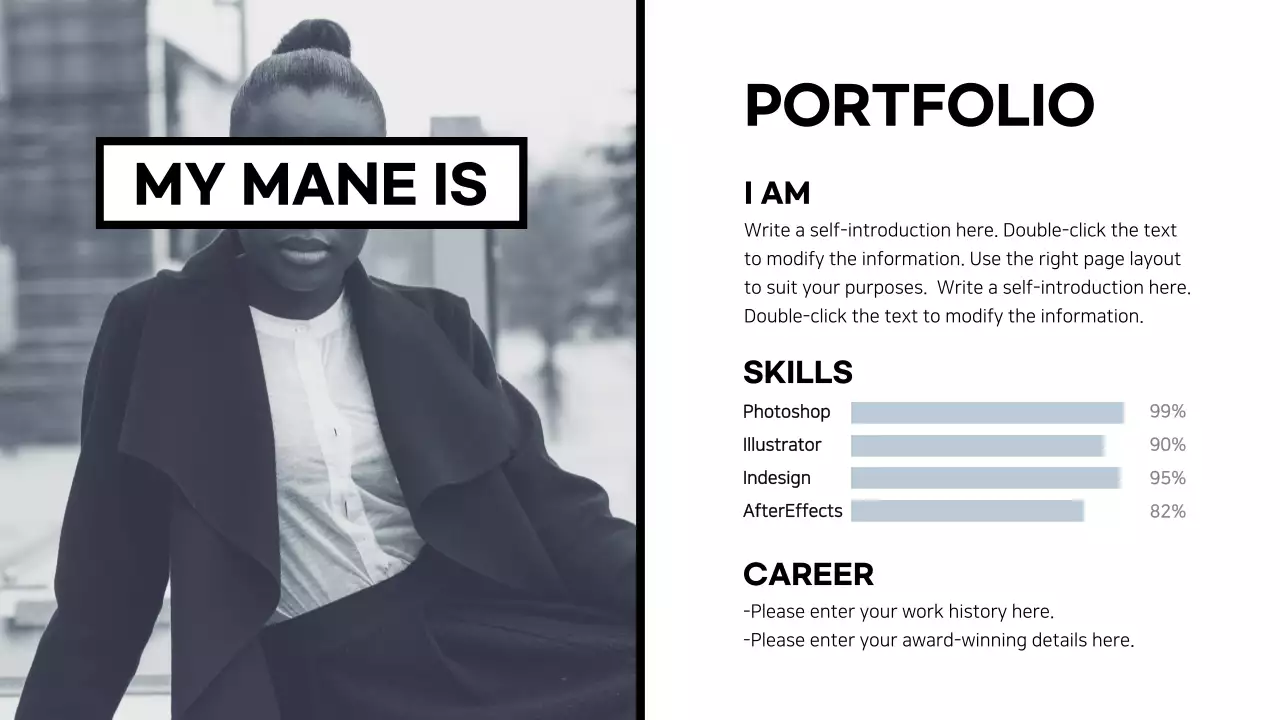 White Modern Portfolio Presentation