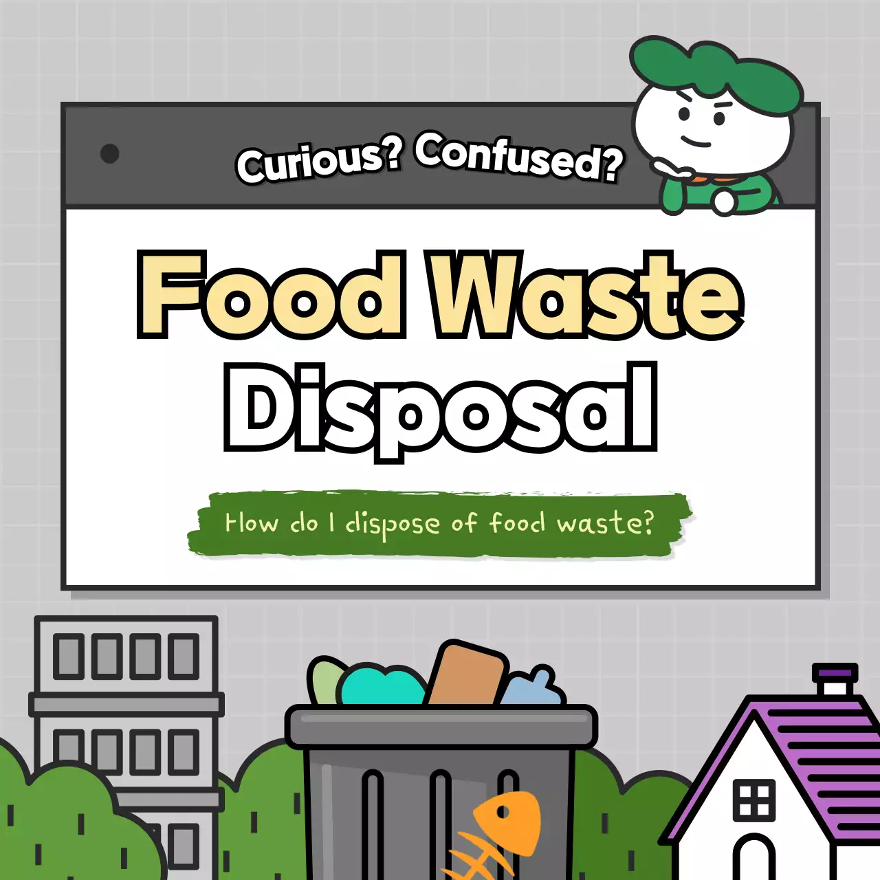 Green Simple Waste Guide Instagram Carousel