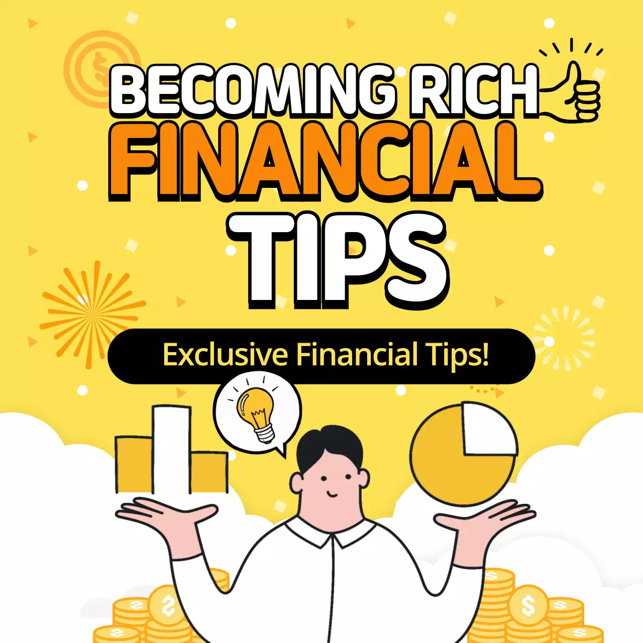 Yellow Modern Finance Guide Social Media Post