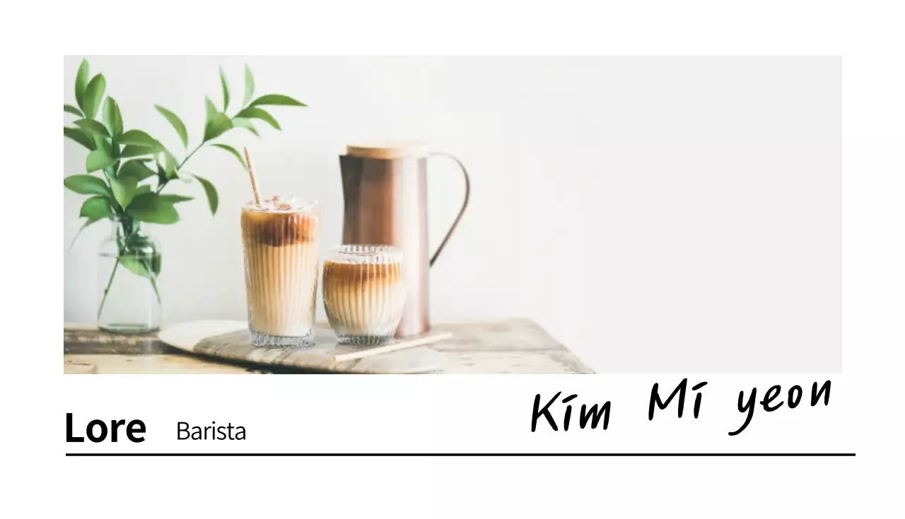 Cartão de visita café minimalista branco