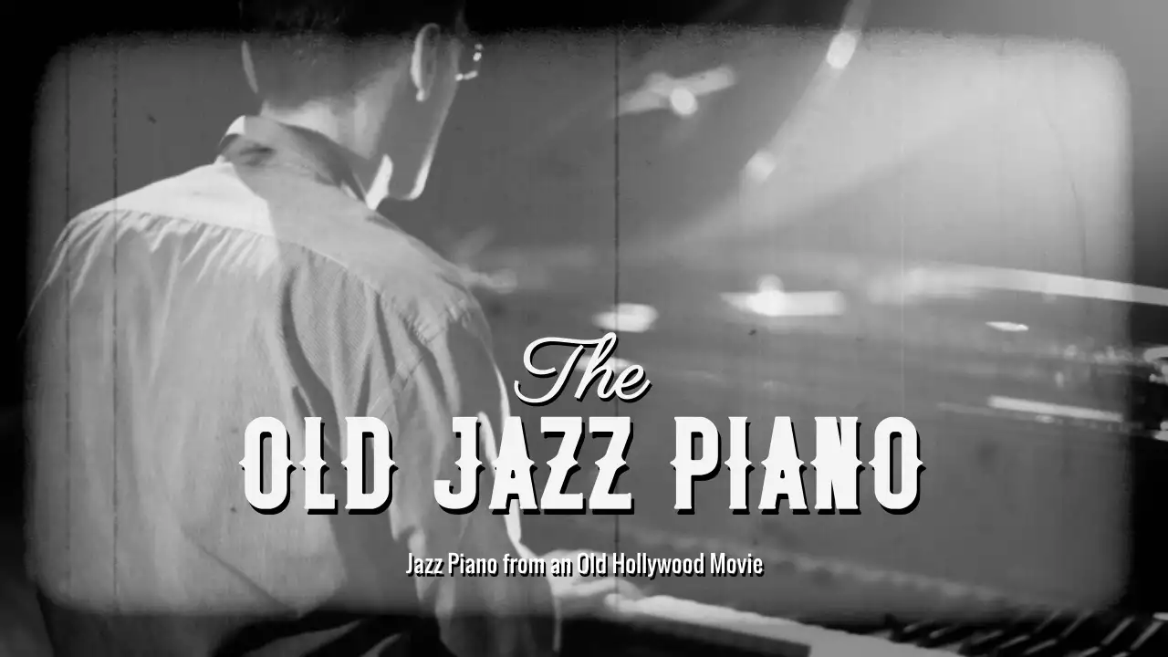 검은색과 흰색의 올드 재즈 피아노 플레이리스트