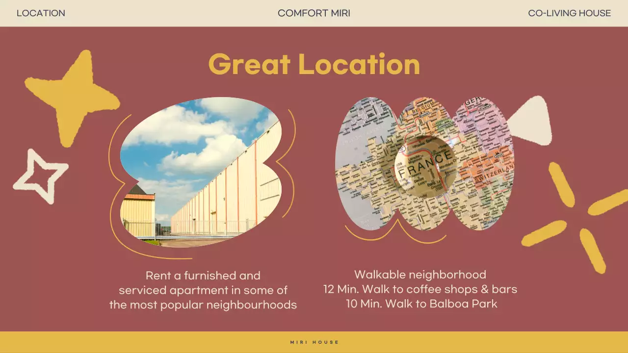 민트색 편안한 드로잉 컨셉의 집 일러스트를 사용한 입주제안서