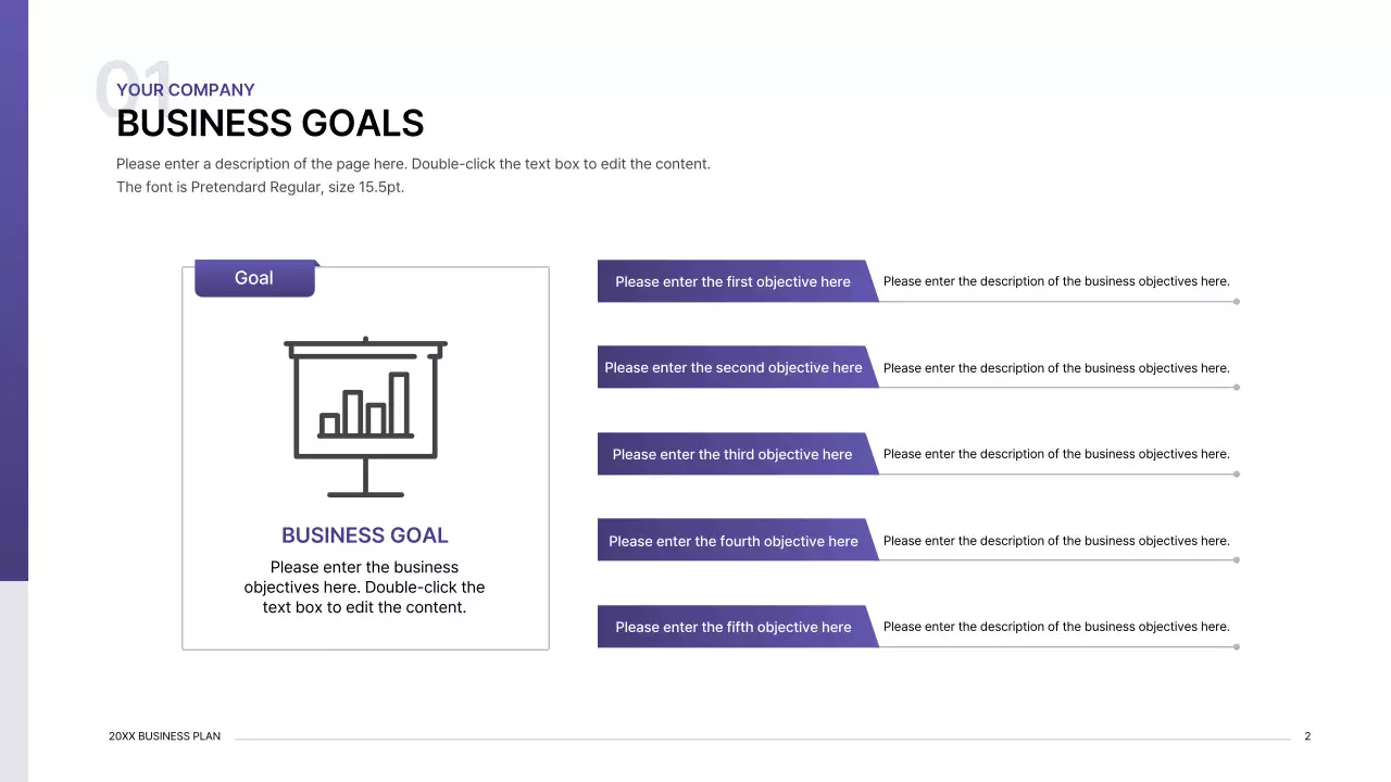 Purple Modern Business Plan Presentation