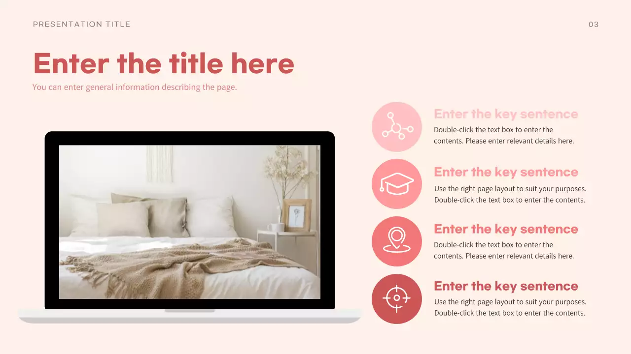 Red Minimal Document Presentation