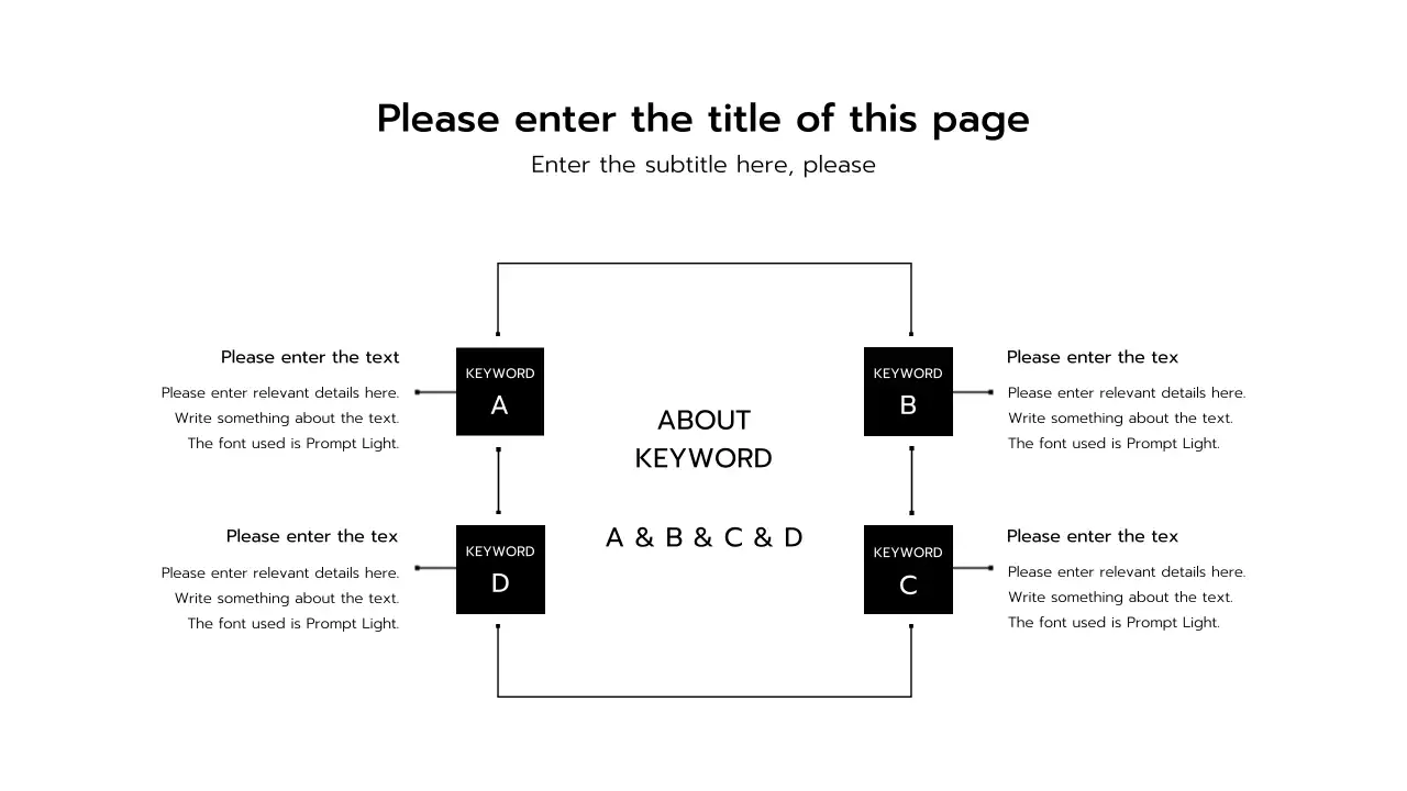 Black and White Presentation