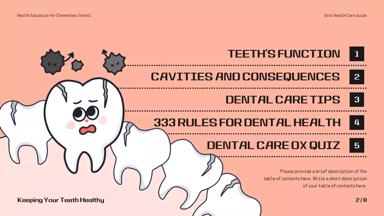 Coral Simple Dental Guide 프레젠테이션