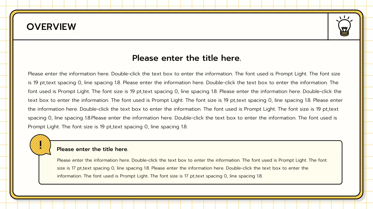 Yellow Minimal Guide Presentation
