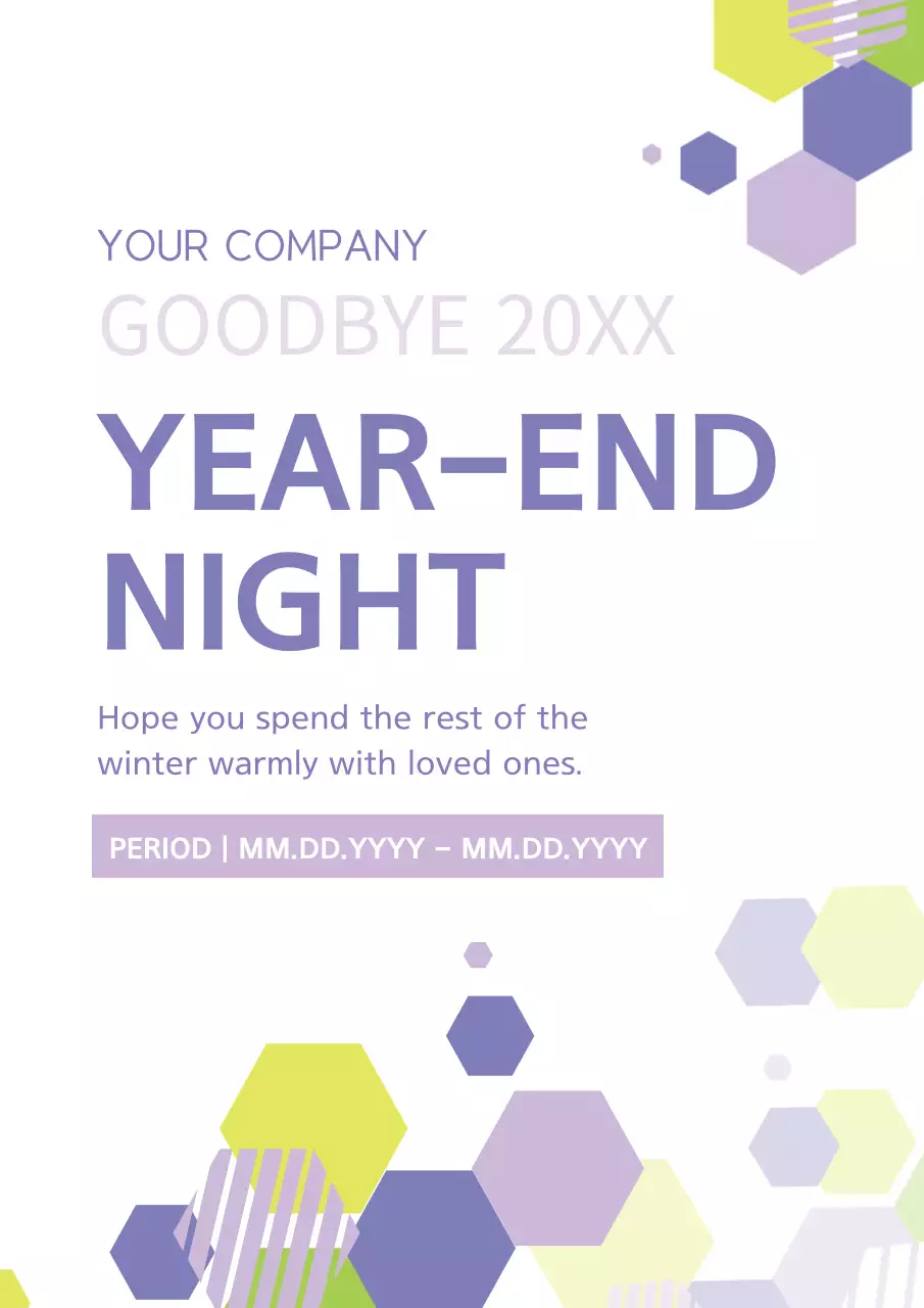 Purple Modern Event Announcement Poster