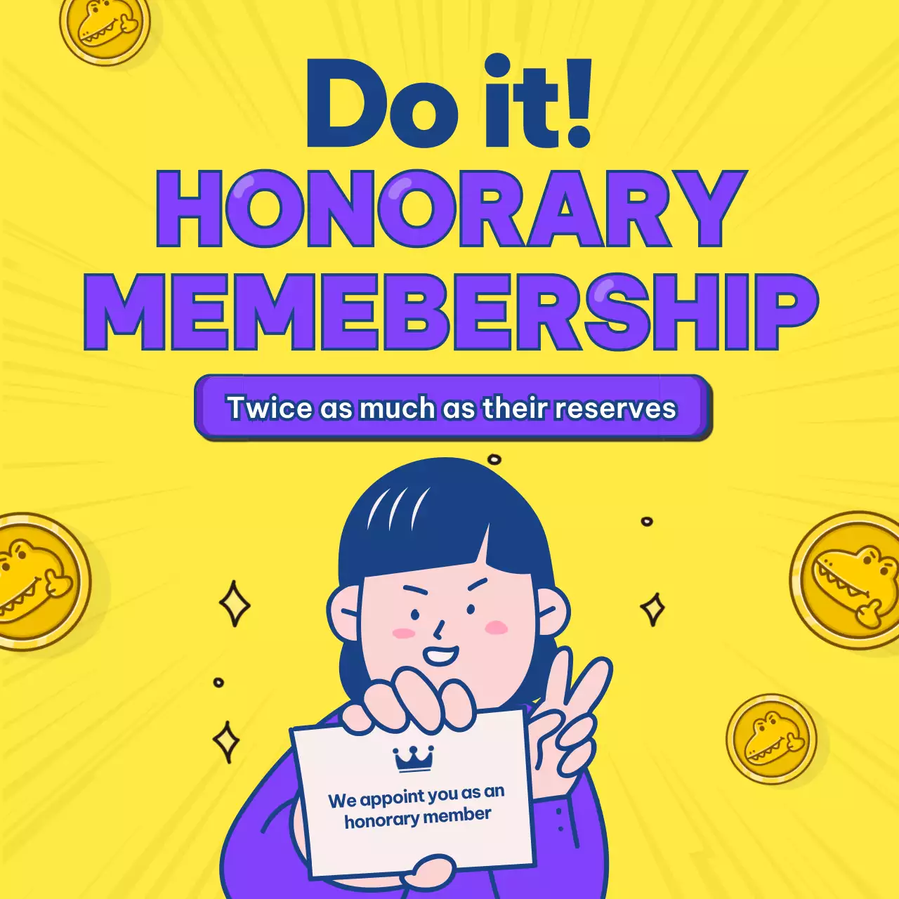 Yellow Pop Membership Promotion Social Media Post