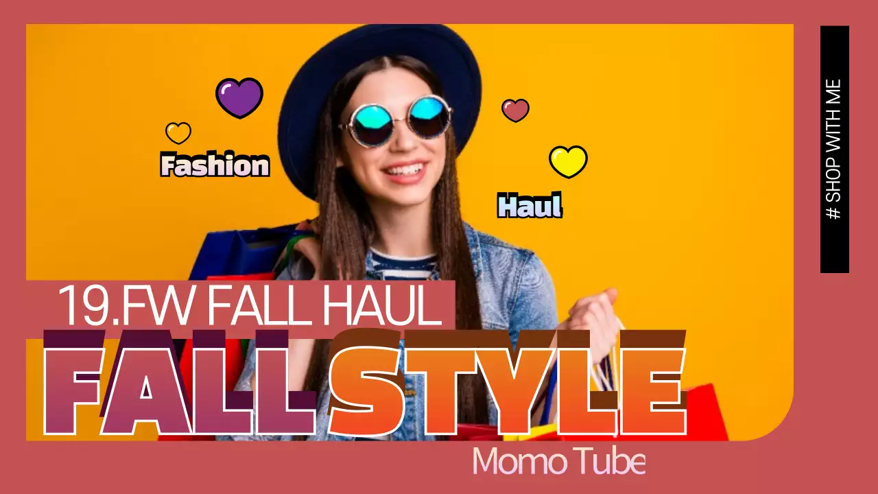 Orange Trendy Fashion Promotion YouTube Thumbnail