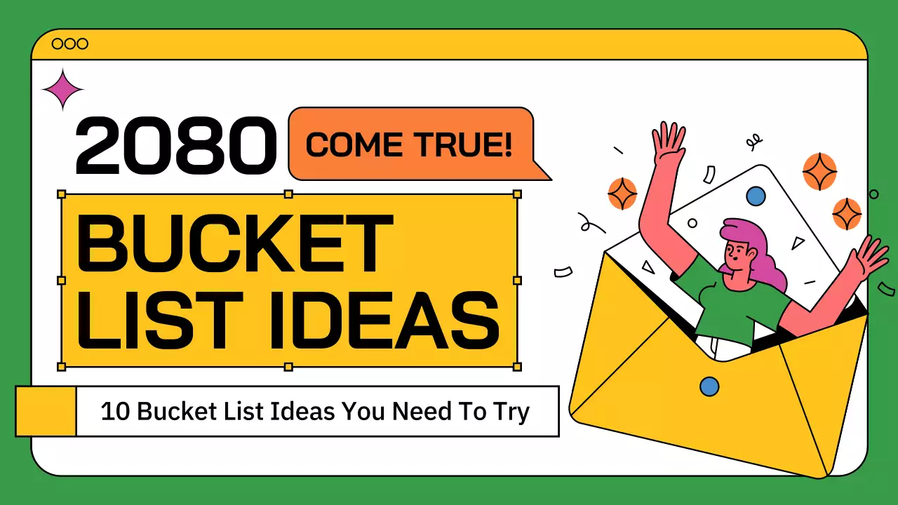 초록색과 노란색의 다채로운 웹브라우저 컨셉의 버킷리스트