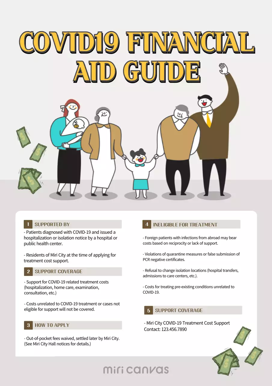 Grey Simple Financial Guide Poster