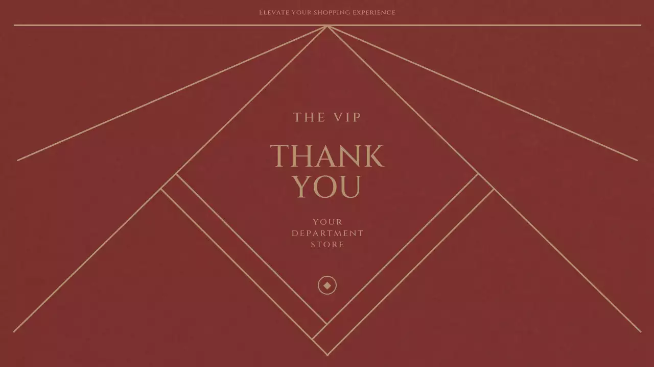 Navy Elegant Vip Promotion Presentation