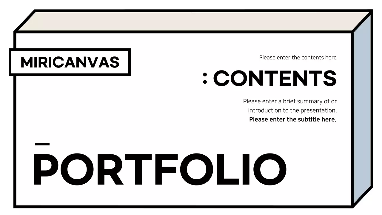 White Modern Portfolio Presentation