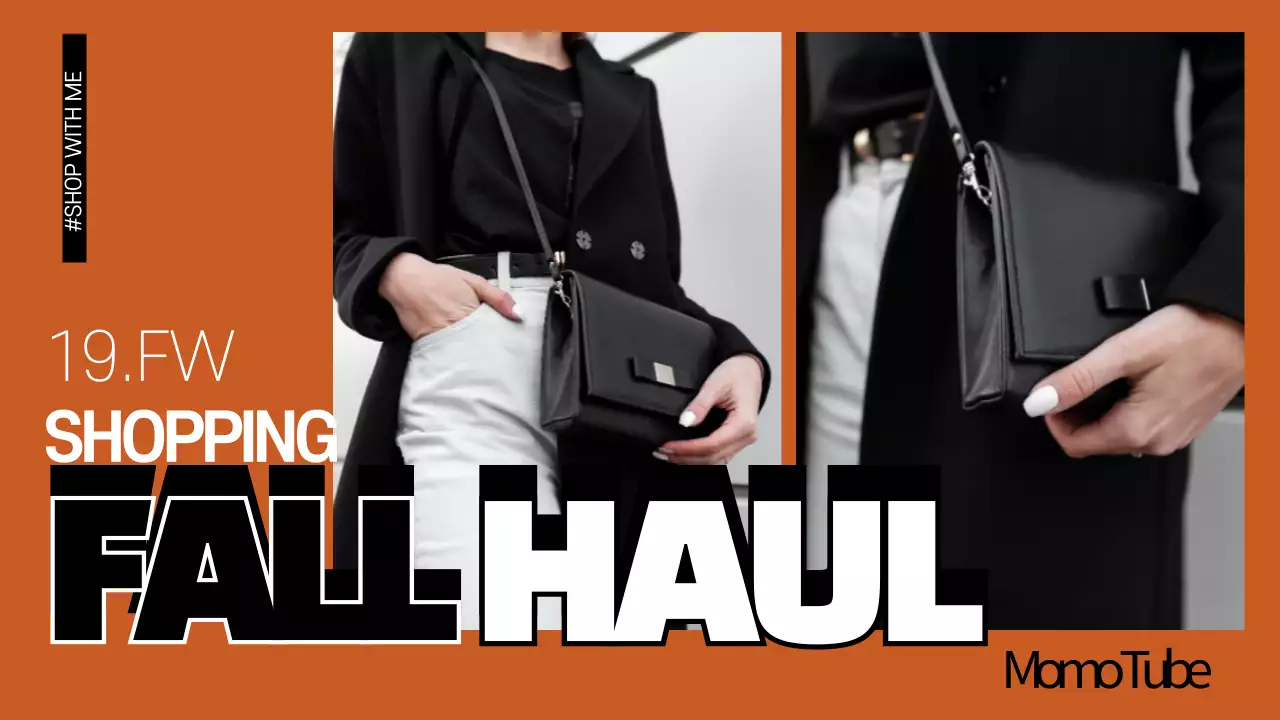 Orange Trendy Fashion Promotion YouTube Thumbnail