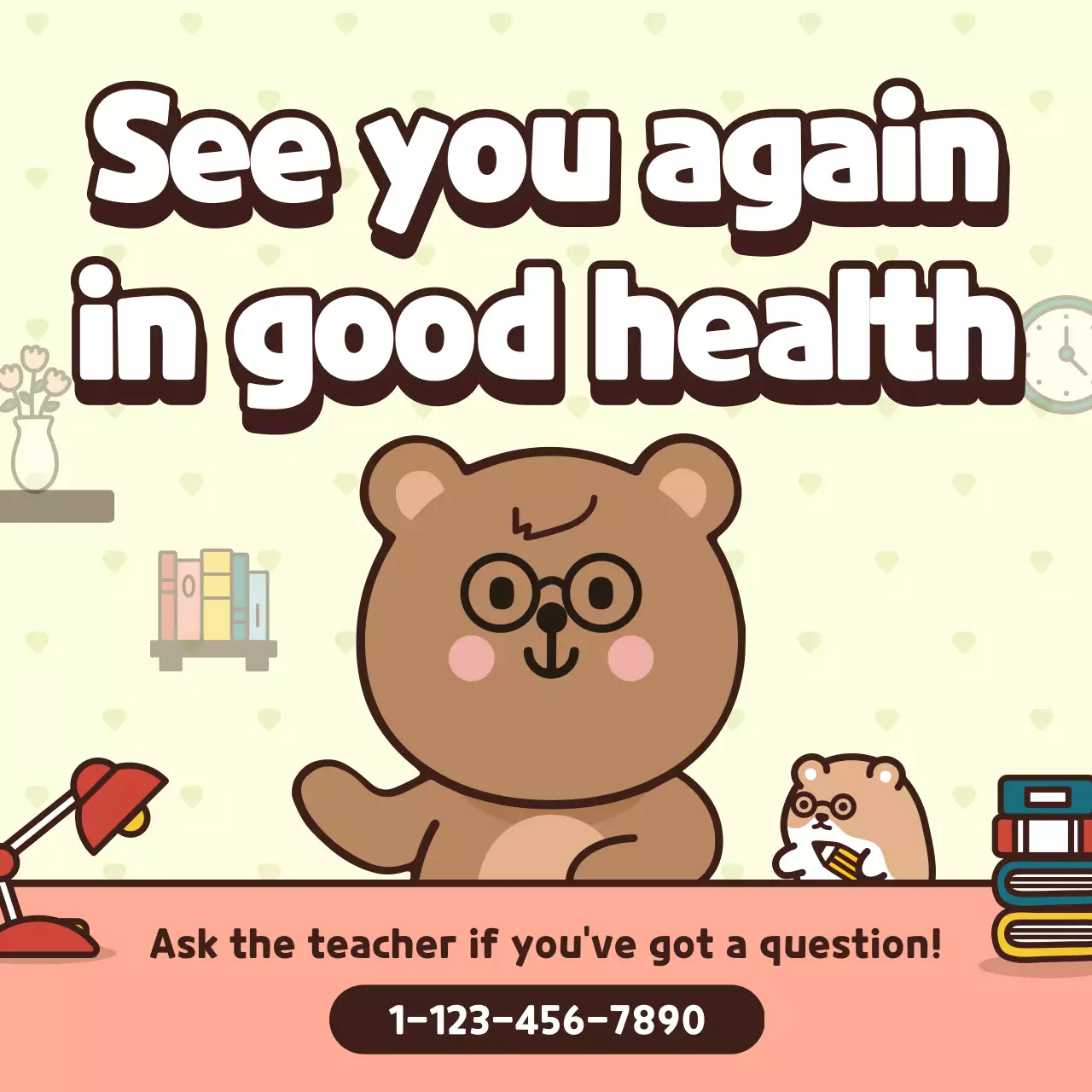 Introduce a class with a pink and yellow cute character concept