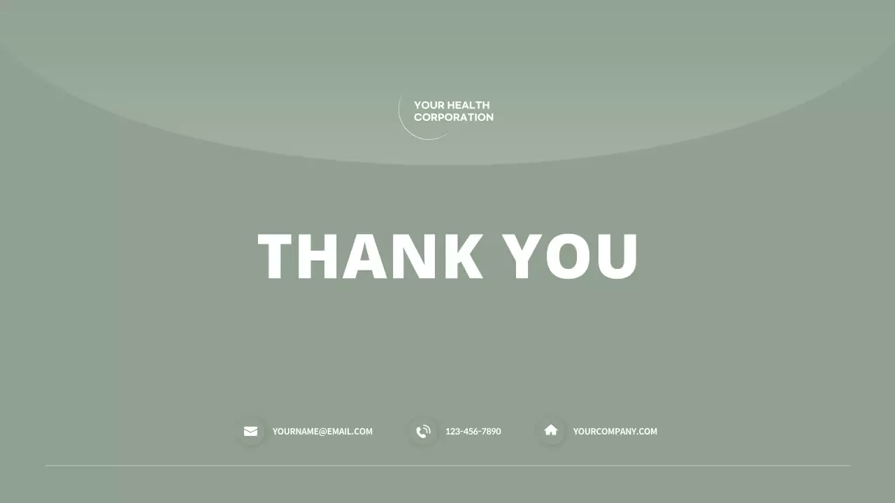 Green Modern Health Report Presentation