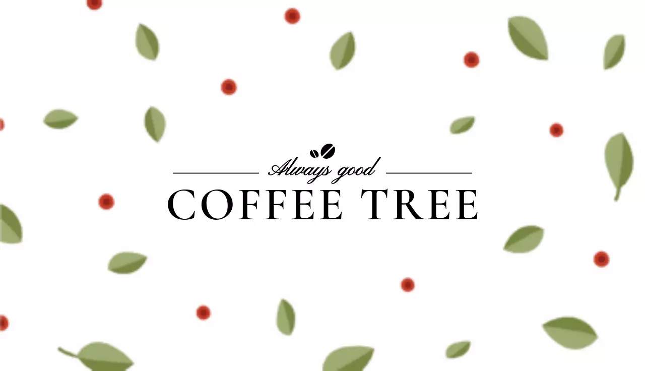 White Minimal Coffee Promotion Business Card