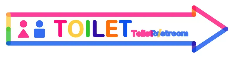 Hướng dẫn phong cách khung mũi tên tròn dễ thương đầy màu sắc vào phòng vệ sinh