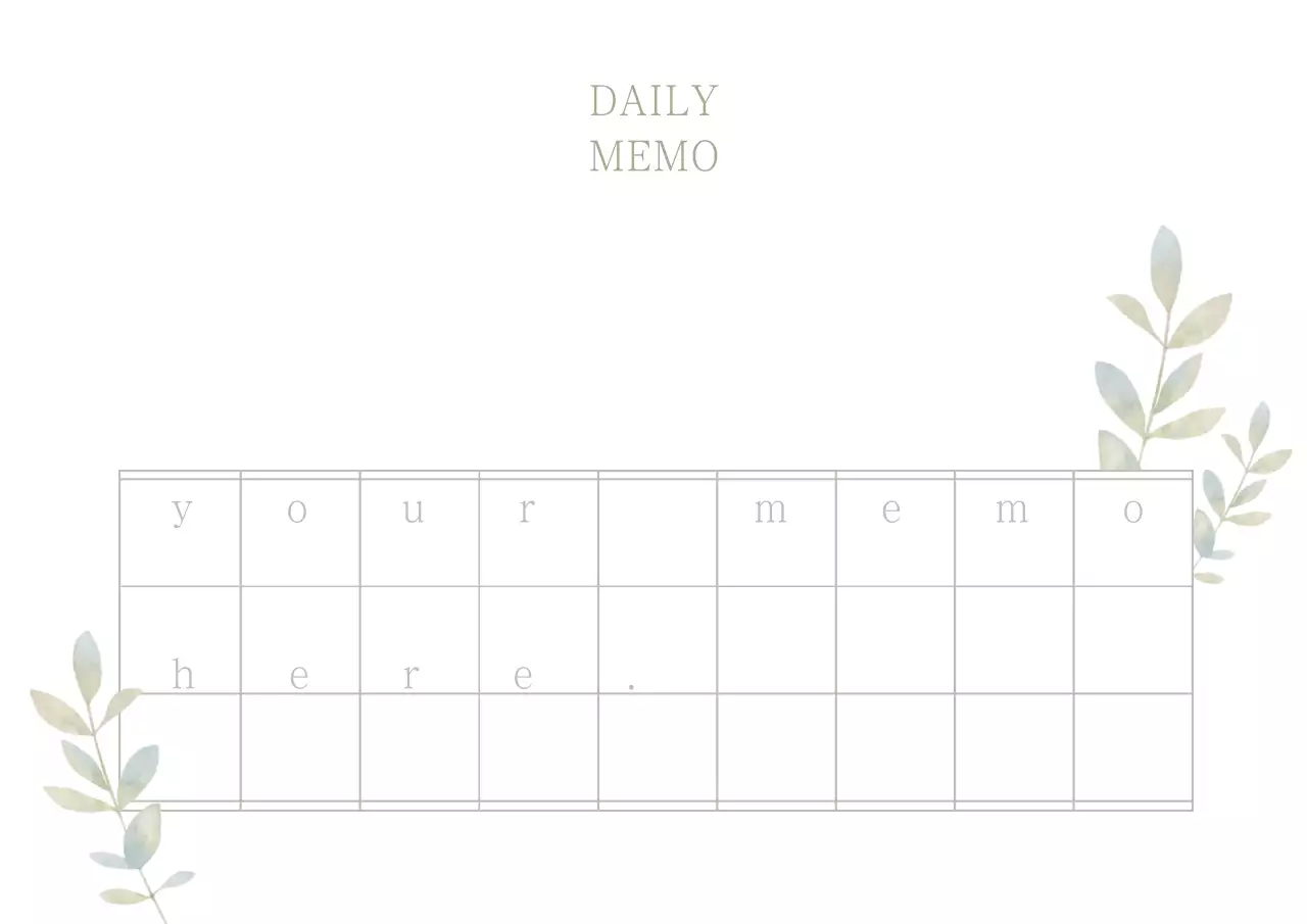 Beige Minimalist Memo Planner Poster