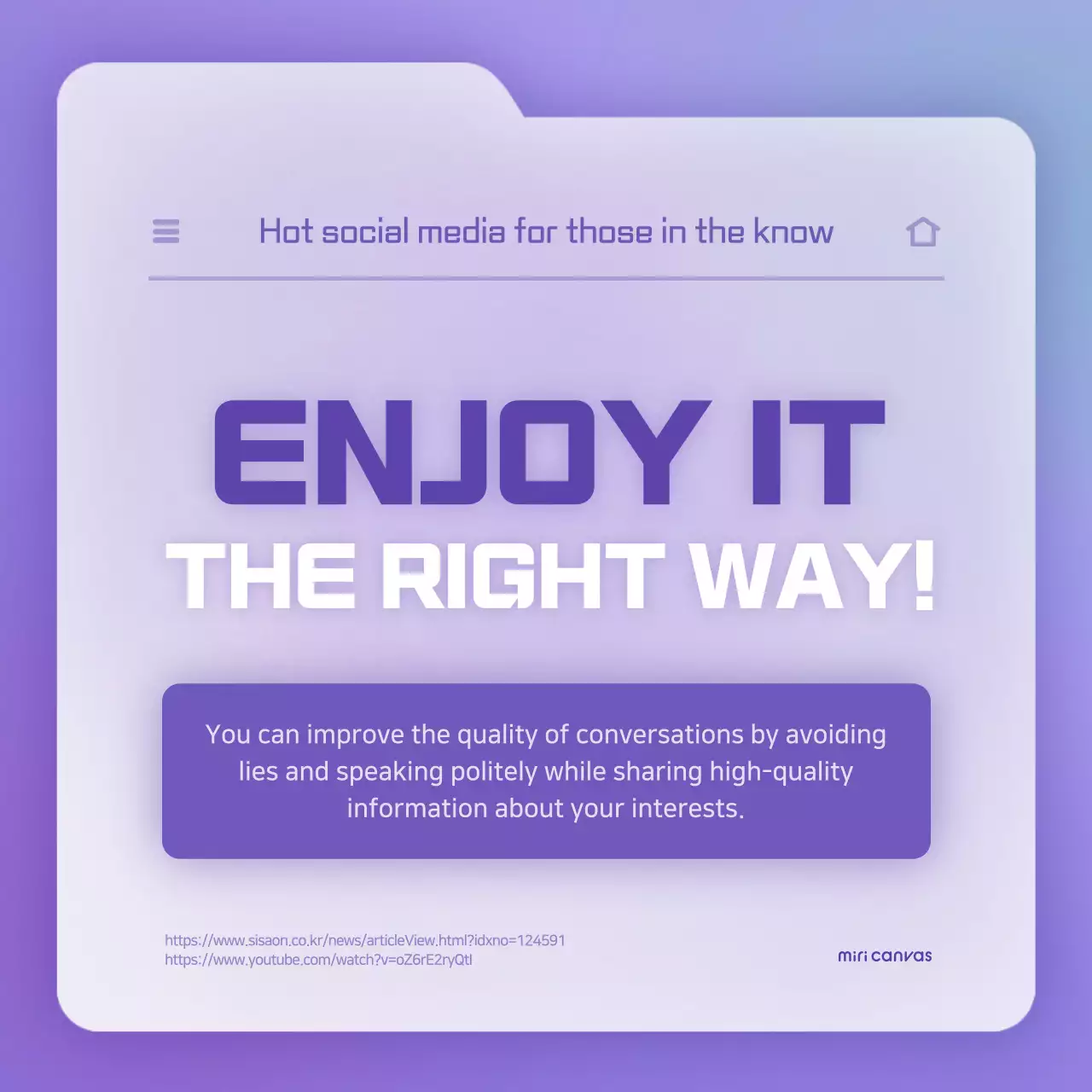 Purple Modern Social Media Promotion Instagram Carousel