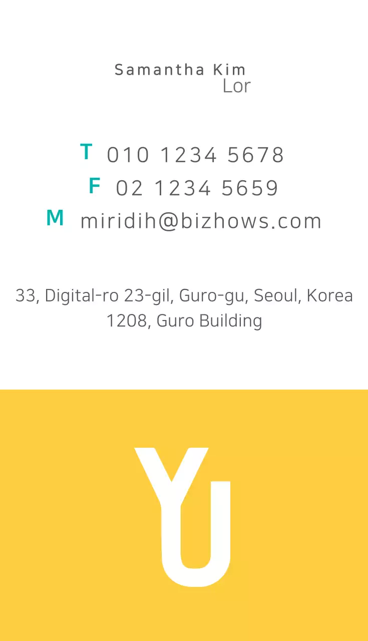 Cartão de visita móvel minimalista azul-petróleo