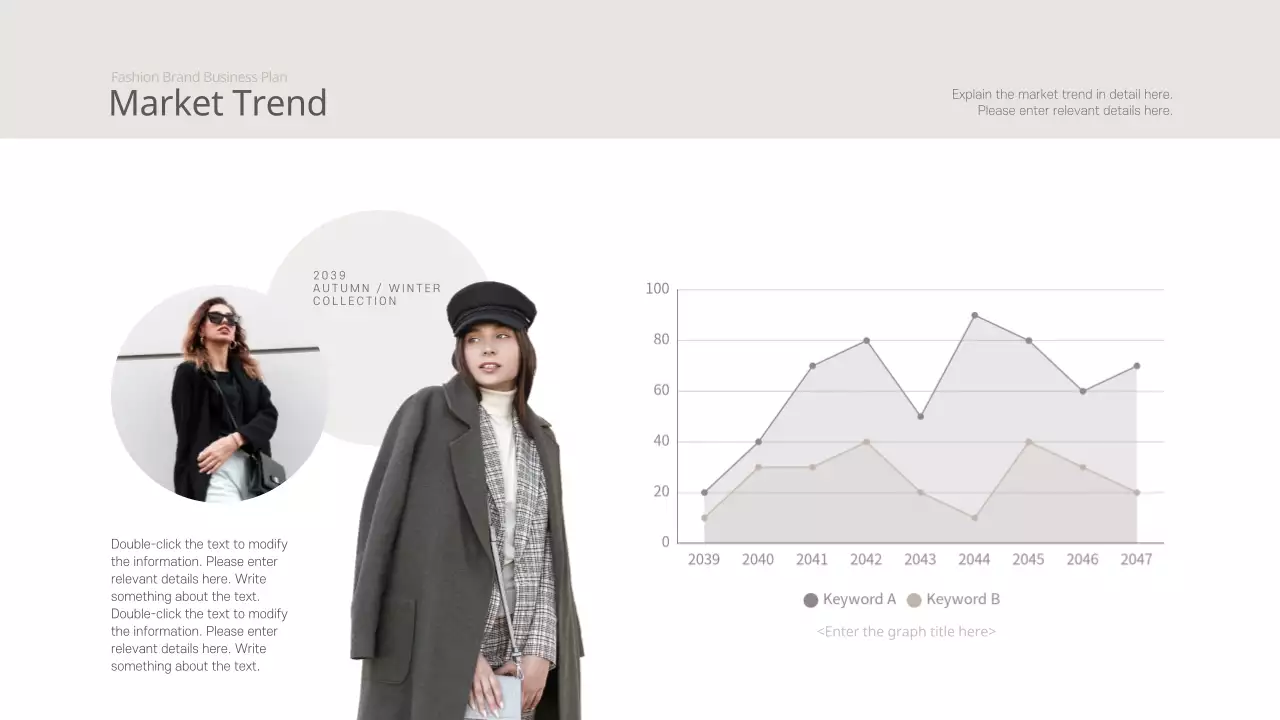 Beige 2039 Fashion Brand Business Plan Women's Clothing Consulting Analysis Vision Business