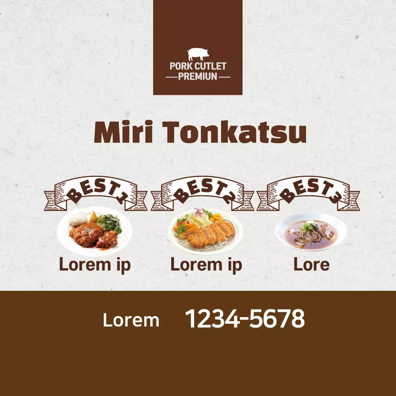 Fotografi Brown menyoroti restoran tonkatsu antik